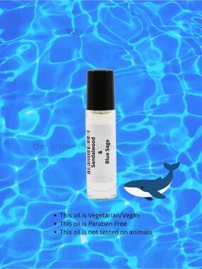 Sandalwood & Blue Sage 1/3 Oz Fragrance oil